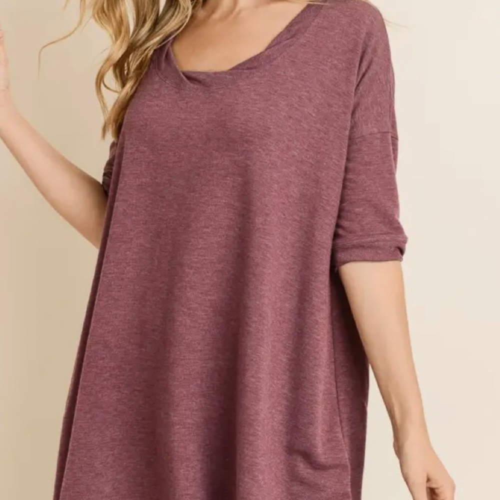 French Terry Twist Top ( New)